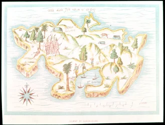 Martinique szigetének térképe, 1599